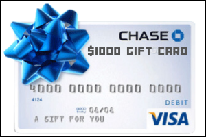 Win a $1000 Chase Gift Card