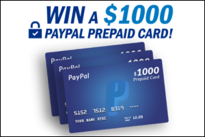 Win a $1000 PayPal Gift Card