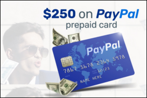 Win a $250 PayPal Gift Card